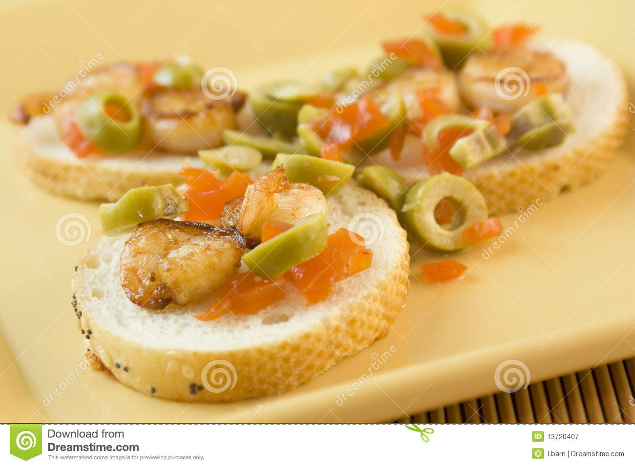 Seafood Appetizers Italian
 Italian Style Shrimp Appetizer Stock Image Image of