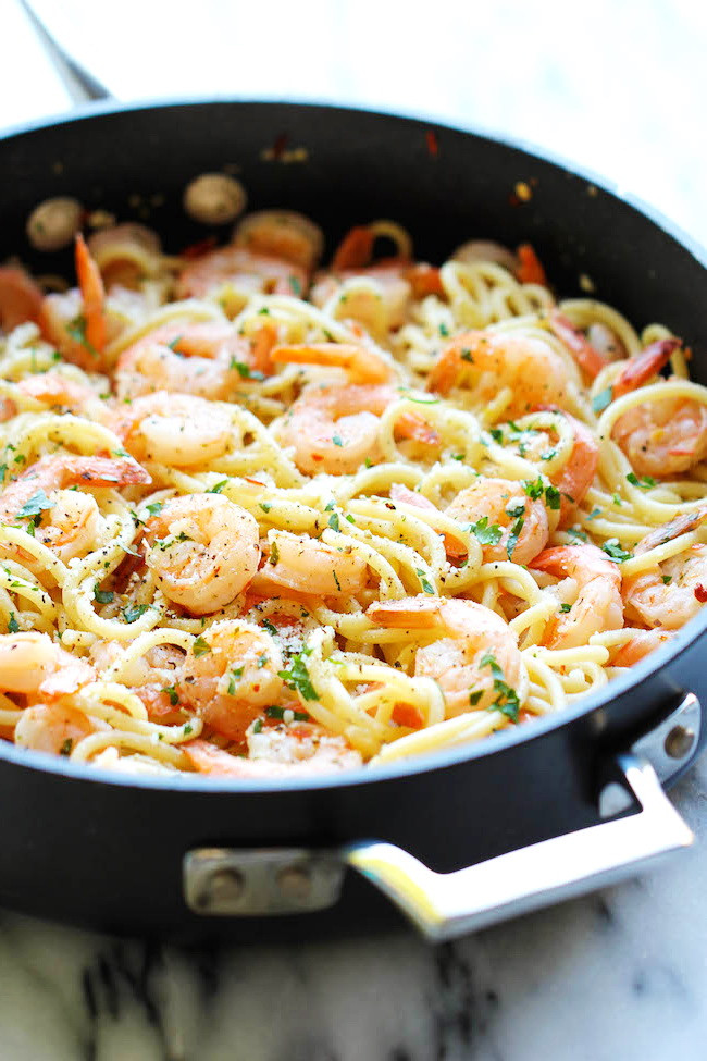 Seafood Dinner Recipes
 Shrimp Scampi Linguine – Healthy Authentic Seafood Recipe