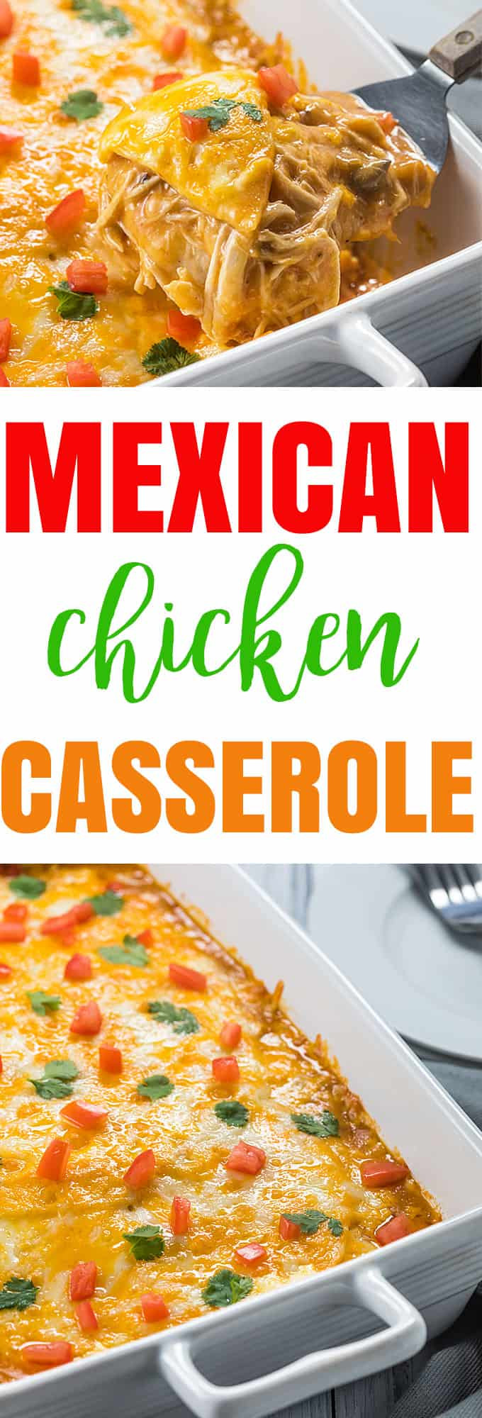 Shredded Chicken Mexican Casserole
 Mexican Chicken Casserole