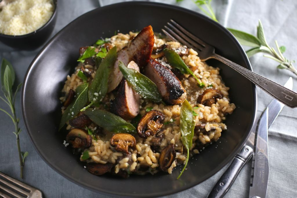 Shrimp And Mushroom Risotto
 Pomegranate Glazed Slow Roasted Salmon with Fennel and