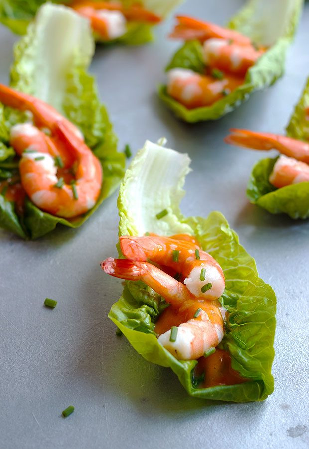 Shrimp Appetizer Ideas
 Shrimp Cocktail sauce in Lettuce Wraps — Eatwell101