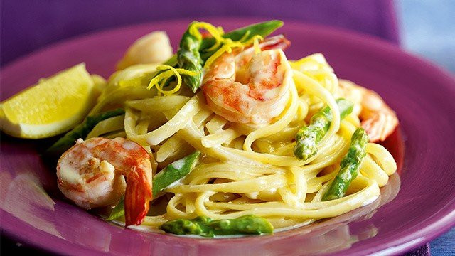 Shrimp Asparagus Pasta
 Shrimp and Asparagus Pasta Recipe