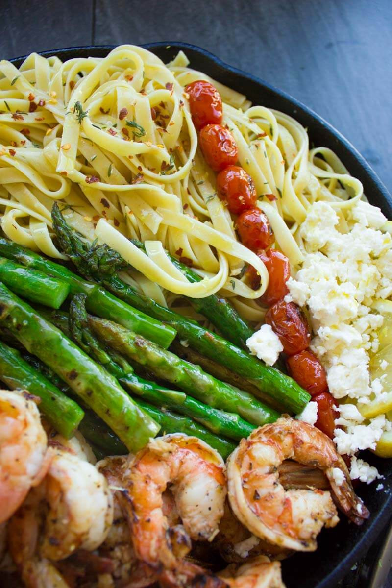 Shrimp Asparagus Pasta Recipes
 Asparagus Shrimp Pasta Dinner Easy Peasy Meals