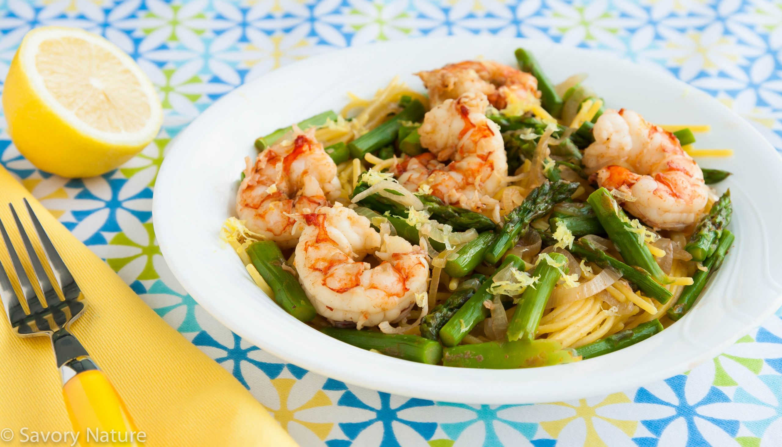 Shrimp Asparagus Pasta Recipes
 Shrimp and Asparagus Pasta Recipe Savory Nature