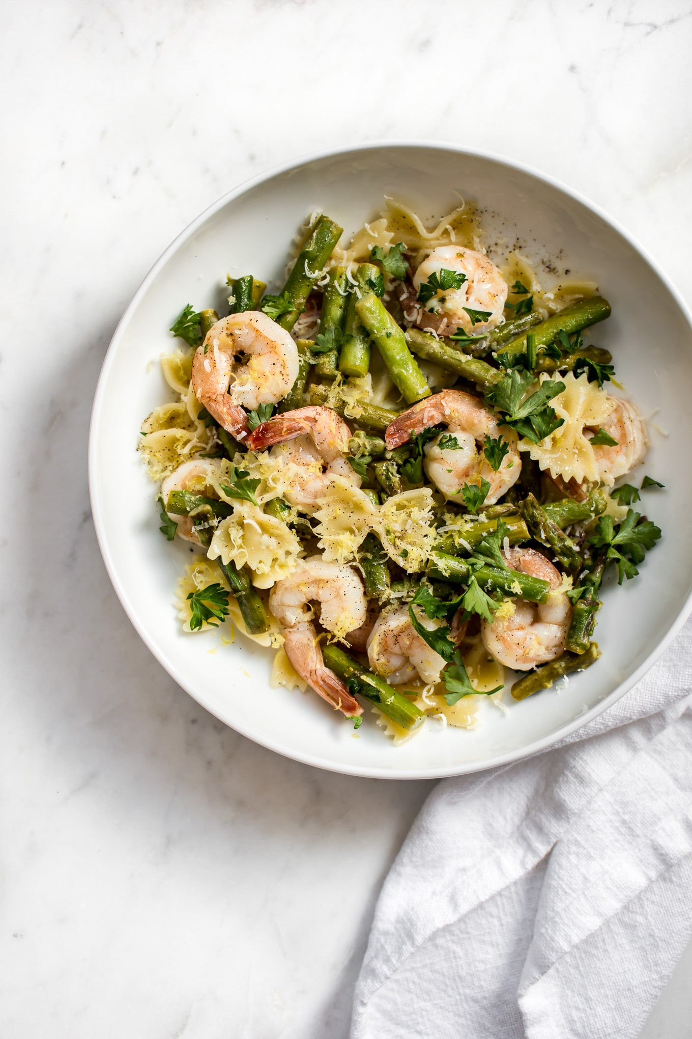 Shrimp Asparagus Pasta Recipes
 Healthy Shrimp and Asparagus Pasta Recipe • Salt & Lavender