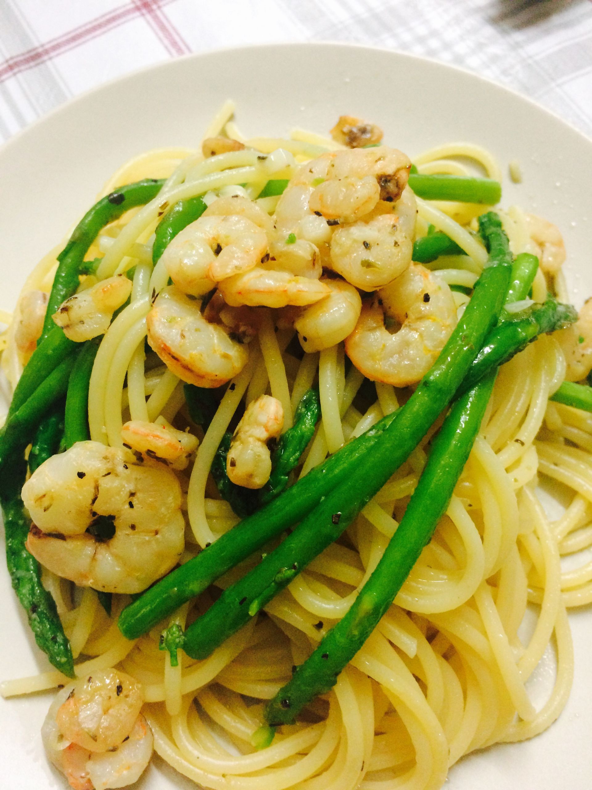 Shrimp Asparagus Pasta
 Asparagus And Shrimp Pasta – Cooking For Fun