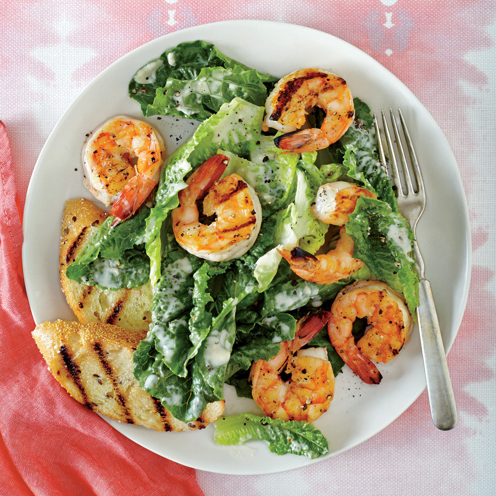 Shrimp Caesar Salad
 Grilled Shrimp Caesar Salad Recipe
