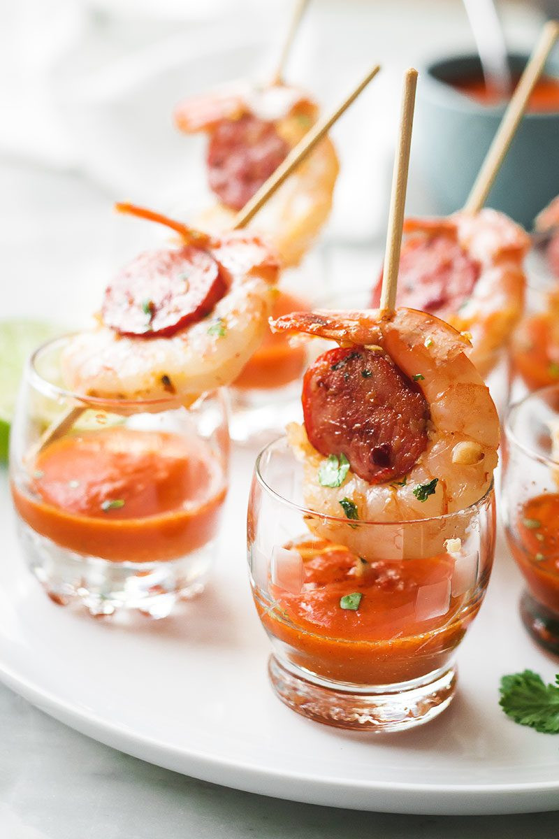 Shrimp Cocktail Appetizer
 Shrimp and Chorizo Appetizers Recipe — Eatwell101