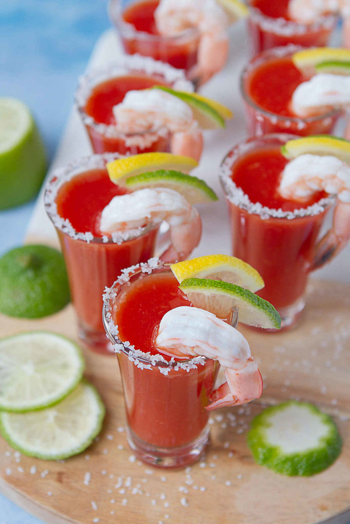 Shrimp Cocktail Appetizer
 Bloody Mary Shrimp Shooters Cookin Canuck Easy