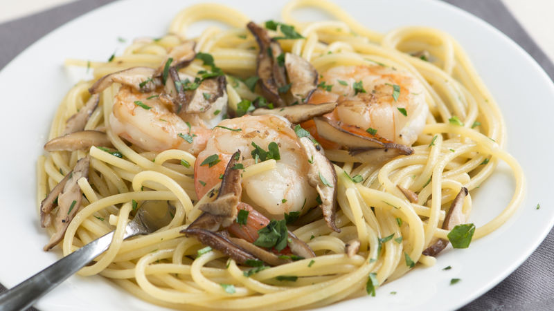 Shrimp Mushroom Pasta Recipes
 Shrimp and Pasta with Mushrooms recipe from Tablespoon