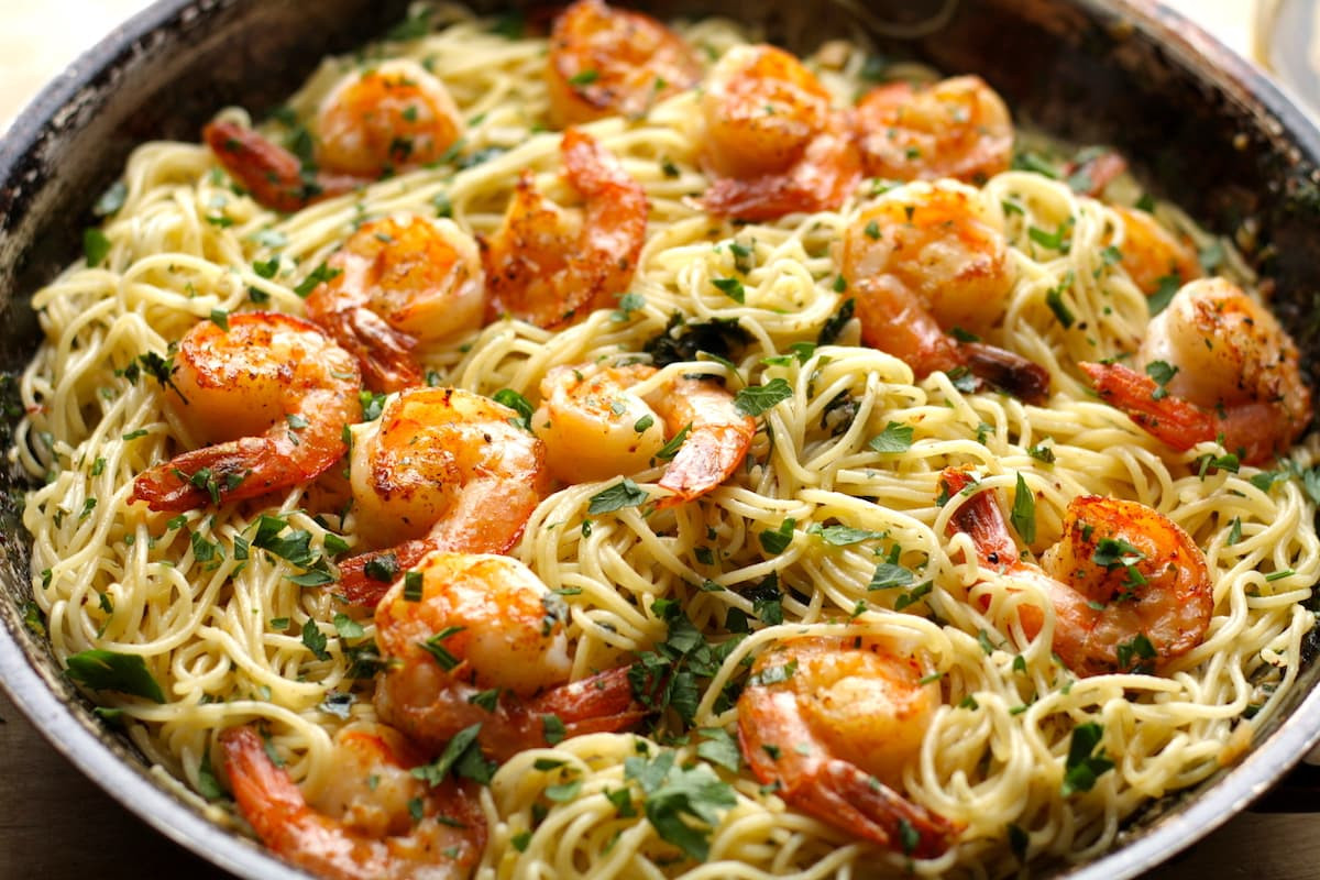 Shrimp Scampi With Pasta
 Shrimp Scampi with Pasta Recipe