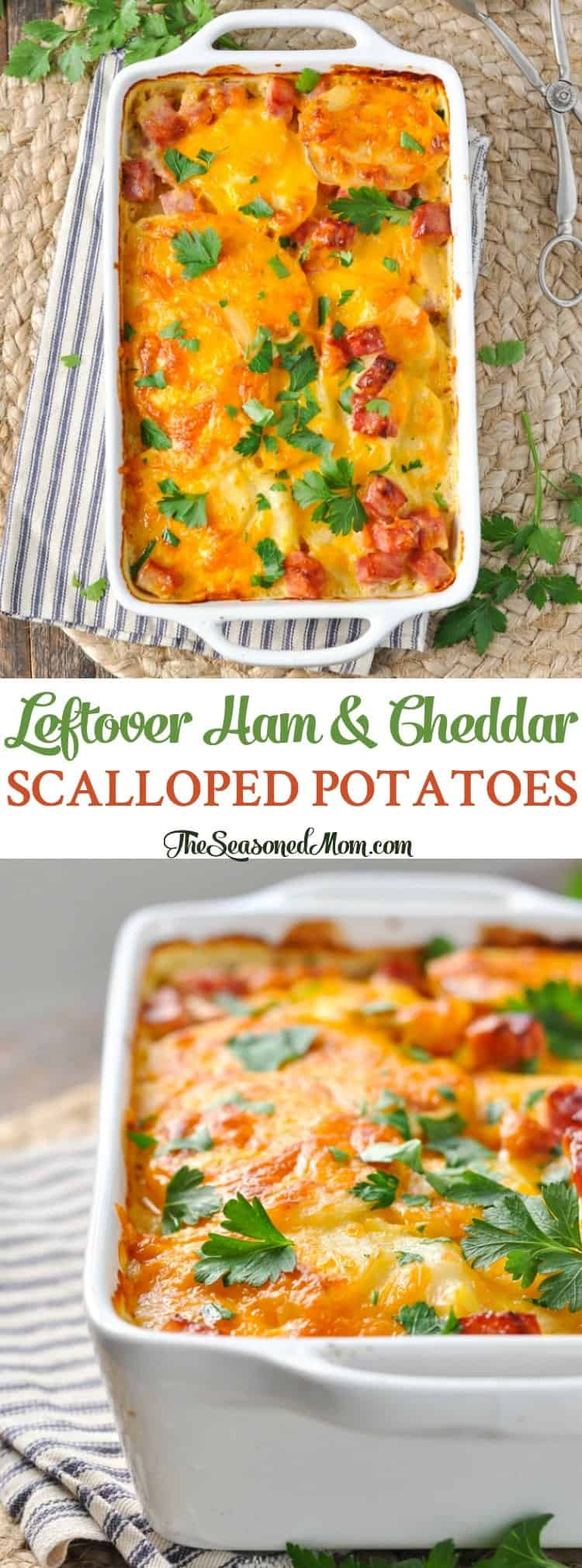 Side Dishes For Ham Dinner Recipes
 Leftover Ham and Cheddar Scalloped Potatoes The Seasoned Mom