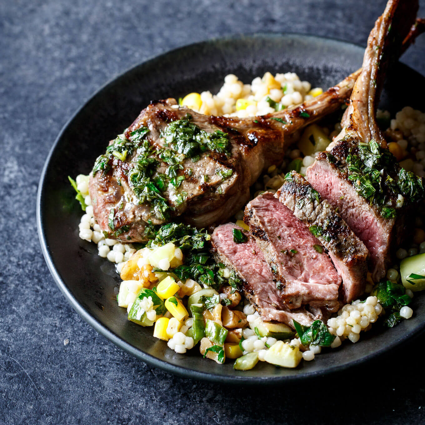 Side Dishes For Lamb Chop
 Grilled Lamb Chops with Mint Chimichurri d Appetite