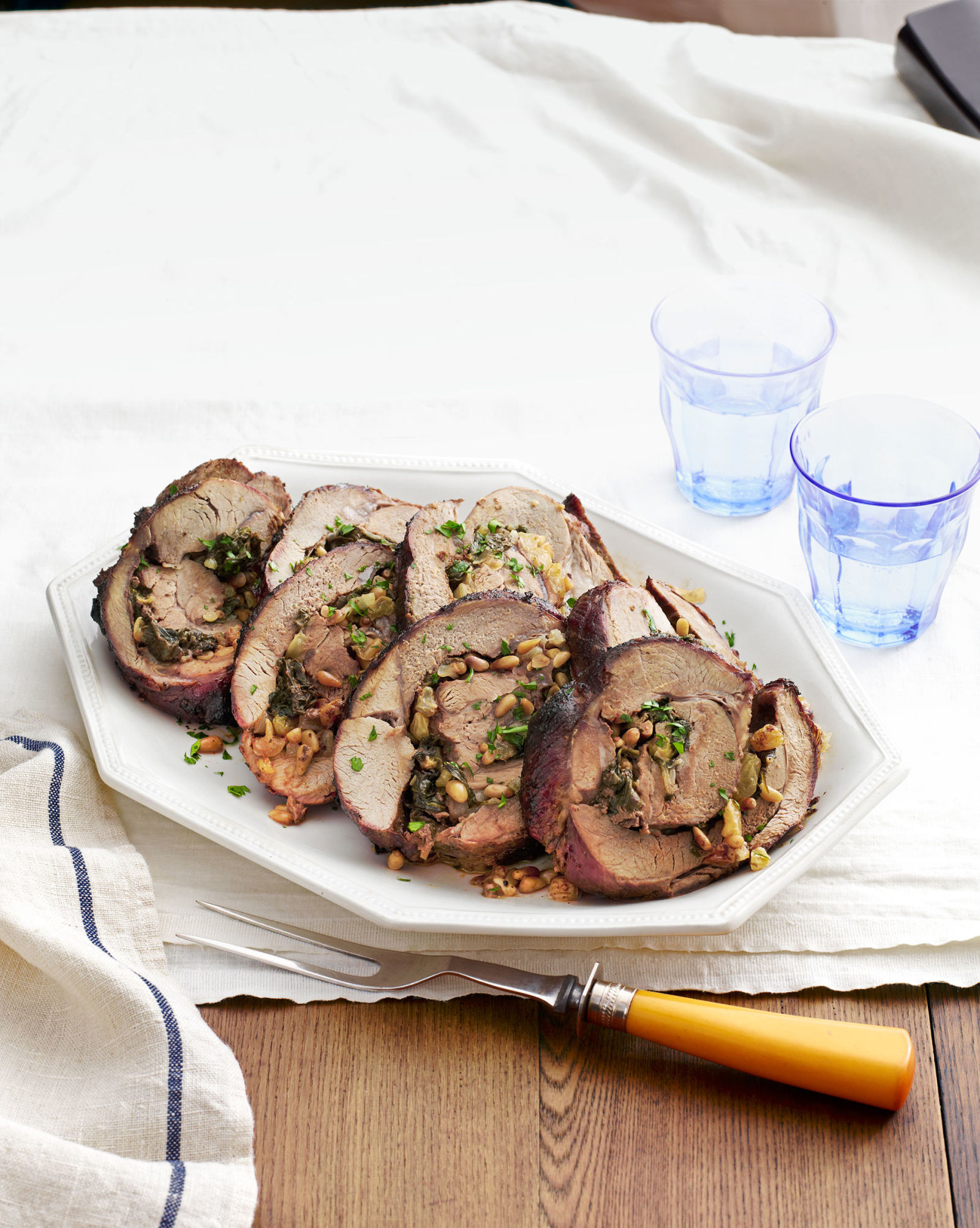 Side Dishes For Leg Of Lamb
 Spinach and Pine Nut Stuffed Leg of Lamb Recipe Easter