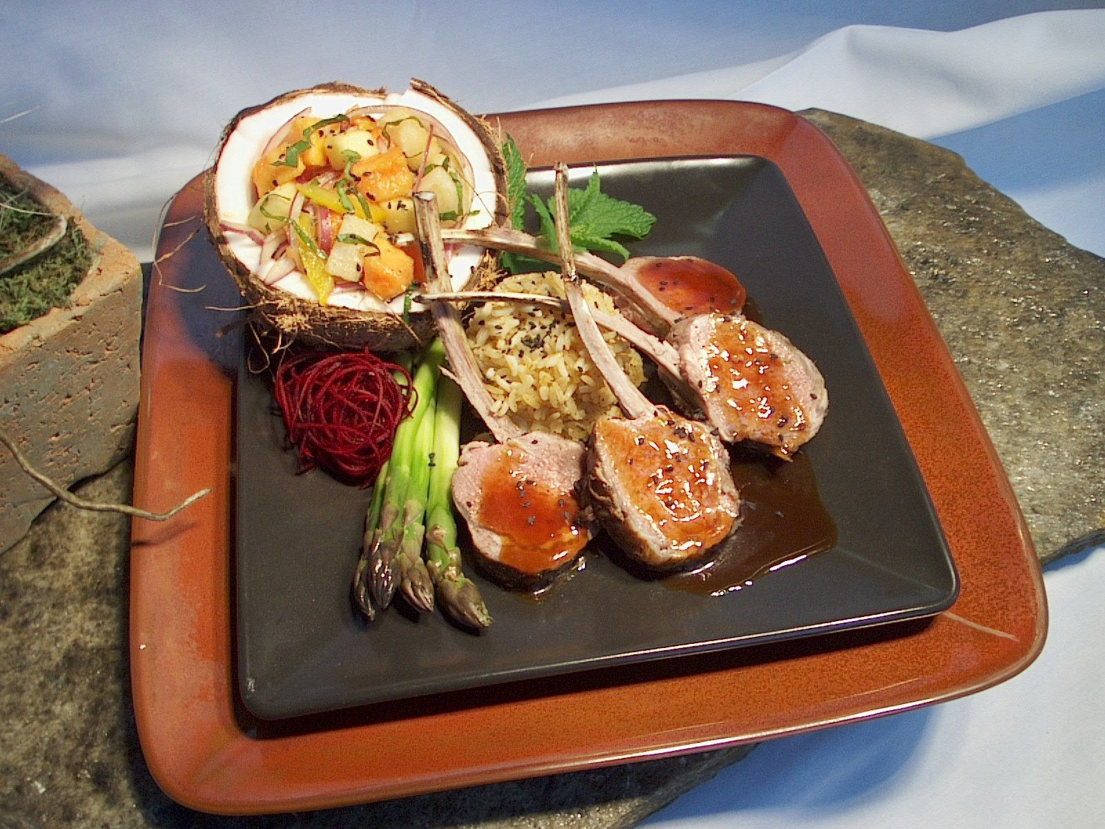Side Dishes For Rack Of Lamb
 Tropical Rack of Lamb Dish lamb & sides dishes
