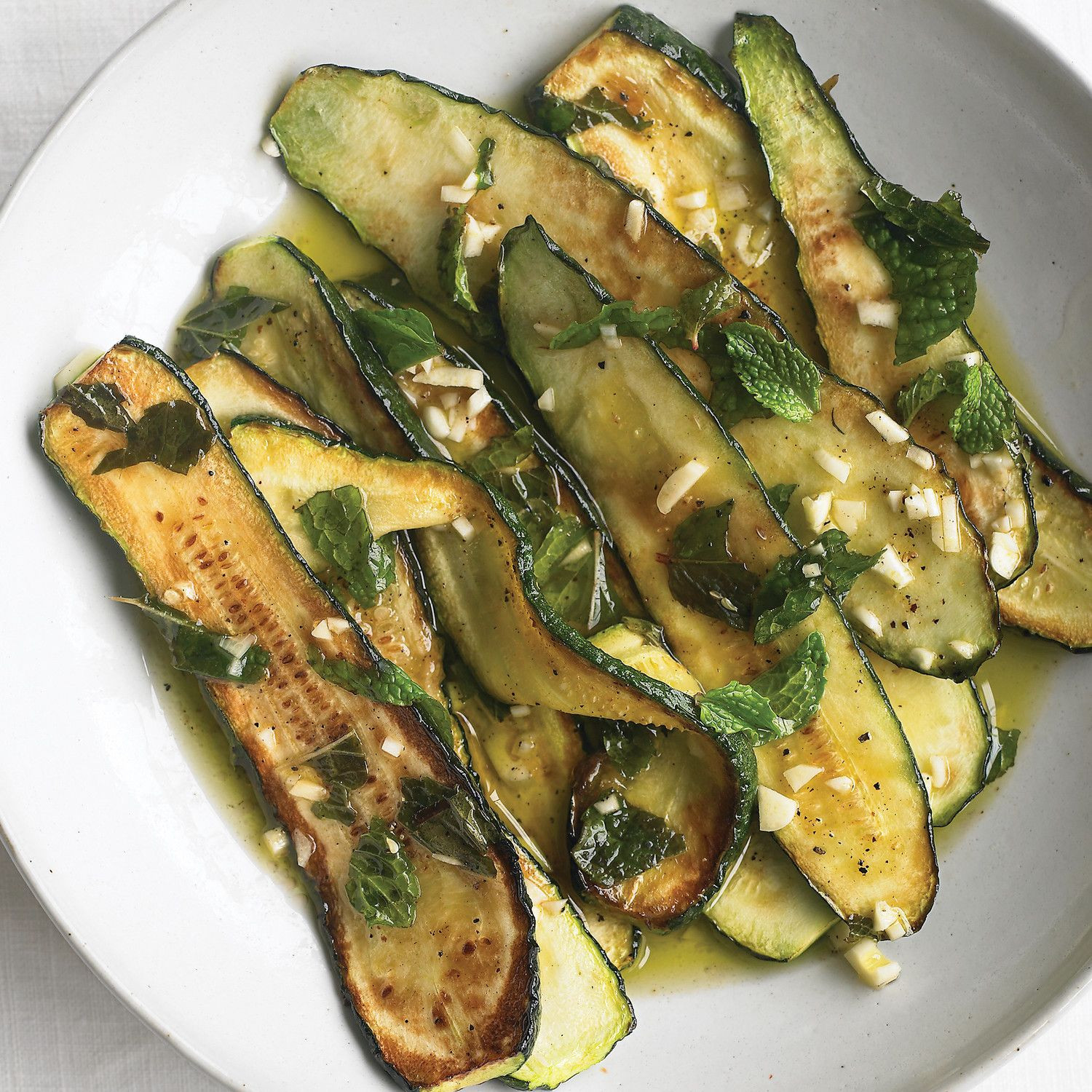 Side Dishes To Go With Lamb
 Marinated Zucchini with Mint Recipe