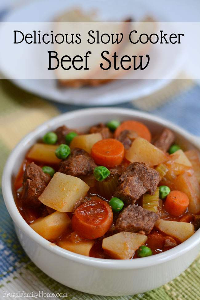 Simple Beef Stew
 Simple and Delicious Slow Cooker Beef Stew