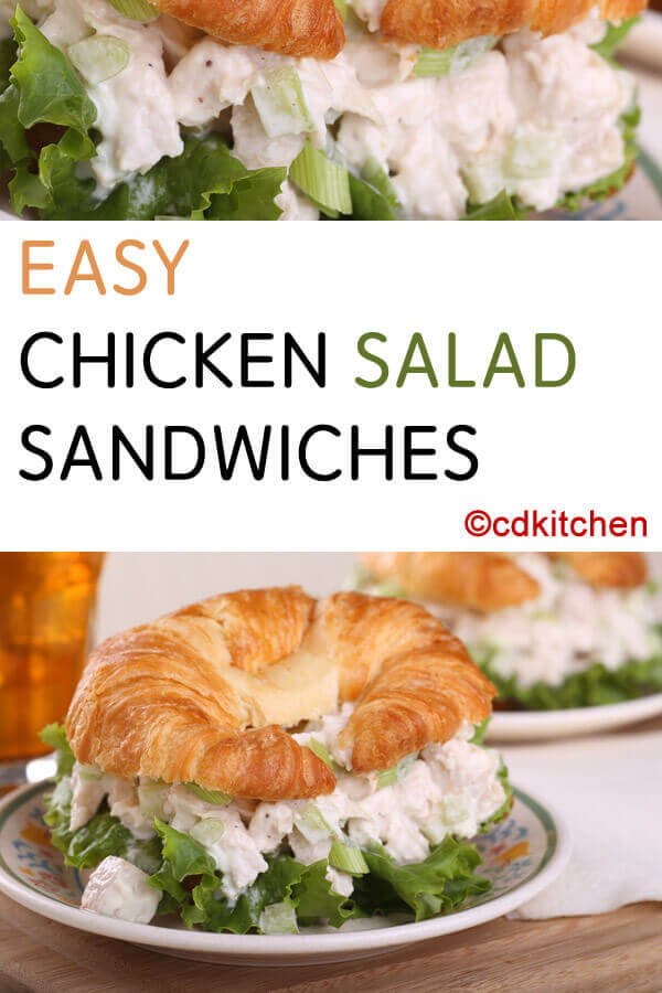 Simple Chicken Salad Sandwich Recipe
 Easy Chicken Salad Sandwiches Recipe