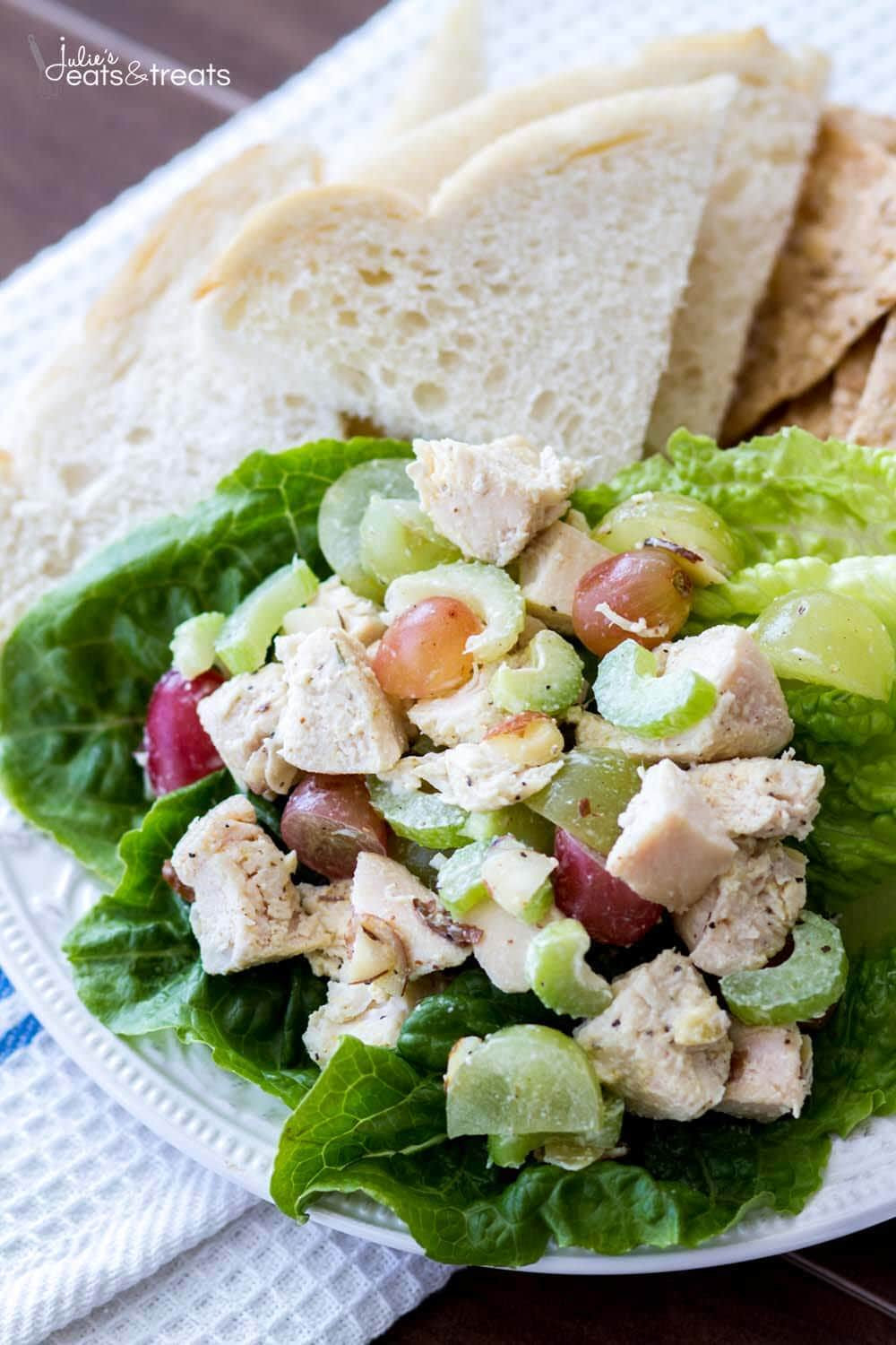 Simple Chicken Salad Sandwich Recipe
 Light and Healthy Chicken Salad Recipe Julie s Eats & Treats
