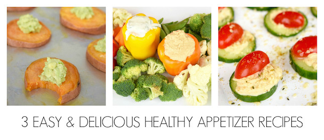 Simple Healthy Appetizers
 3 Quick & Easy Healthy Holiday Appetizer Recipes VIDEO