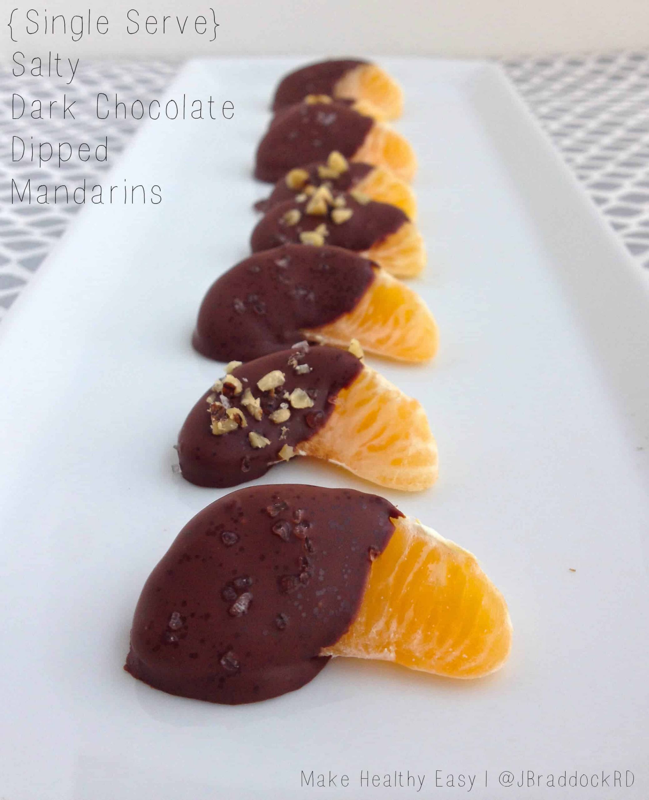 Single Serve Desserts
 Single Serve Desserts Salty Dark Chocolate Halos