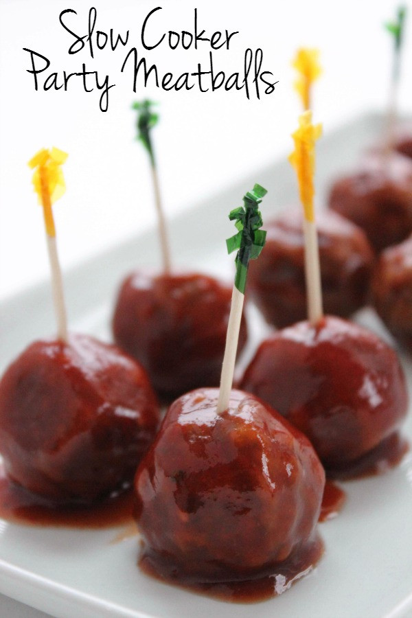 Slow Cooker Appetizers For Party
 Slow Cooker Party Meatballs CincyShopper