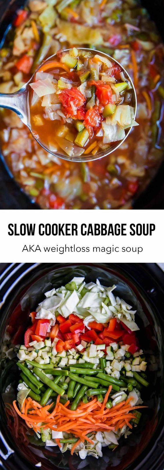 Slow Cooker Cabbage Soup
 Slow cooker cabbage soup Recipe in 2020