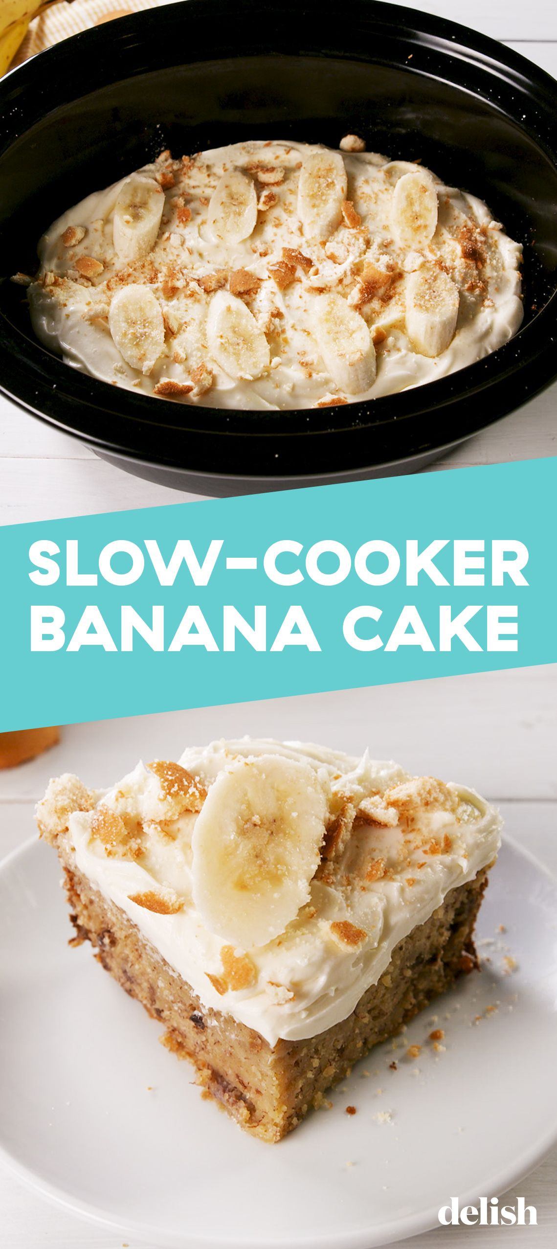 Slow Cooker Cake Recipes With Yellow Cake Mix
 Slow Cooker Banana Cake Recipe