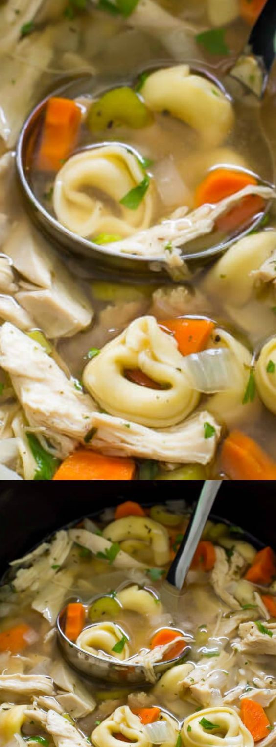 Slow Cooker Chicken Tortellini Soup
 This Slow Cooker Chicken Tortellini Soup from The Recipe