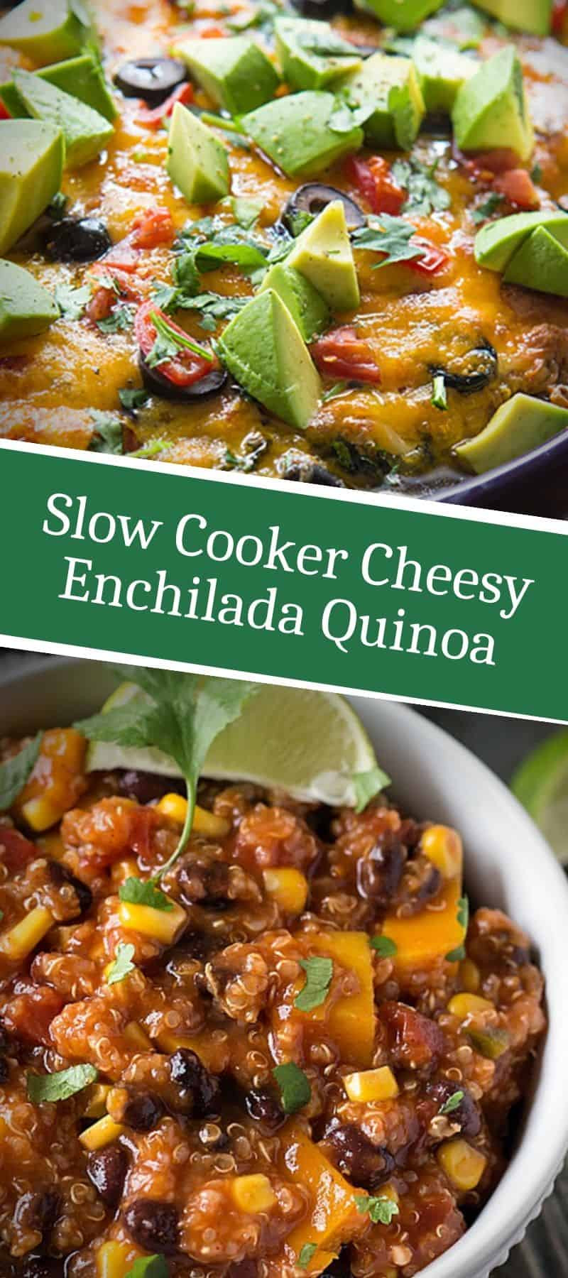 Slow Cooker Enchilada Quinoa
 Slow Cooker Cheesy Enchilada Quinoa Grandma Linda s Recipes