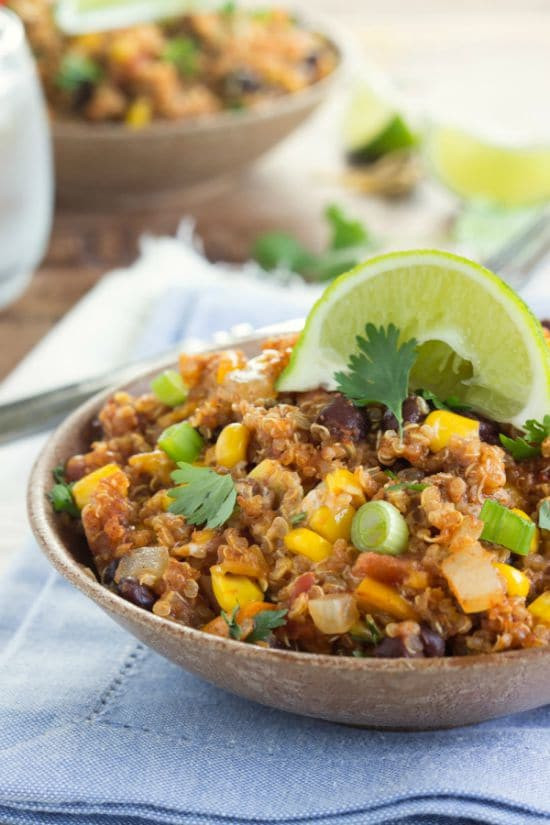 Slow Cooker Enchilada Quinoa
 Healthy Slow Cooker Recipes