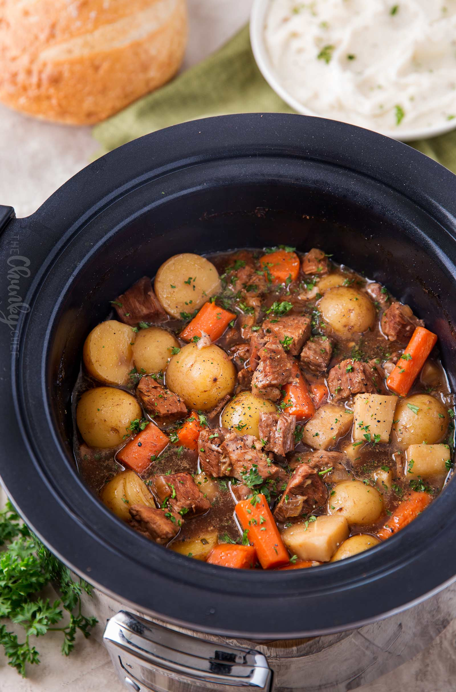 Slow Cooker Lamb Stew
 Beer and Horseradish Slow Cooker Beef Stew The Chunky Chef