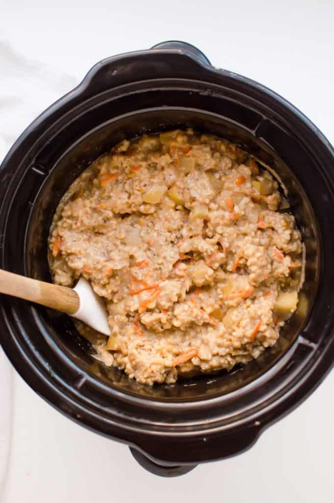 Slow Cooker Oatmeal Rolled Oats
 Carrot Apple Slow Cooker Steel Cut Oatmeal The Natural