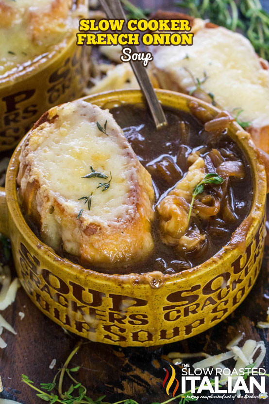 Slow Cooker Onion Soup
 Slow Cooker French ion Soup With Video