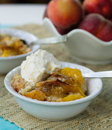 Slow Cooker Peach Cobbler
 Slow Cooker Peach Cobbler Spicy Southern Kitchen