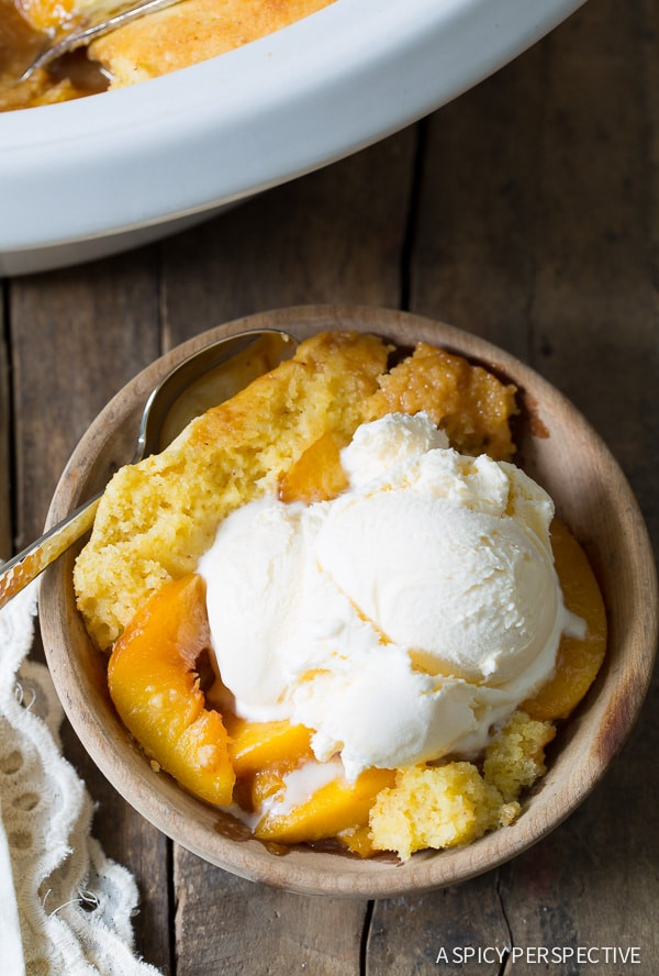 Slow Cooker Peach Cobbler
 Slow Cooker Peach Cobbler Recipe A Spicy Perspective