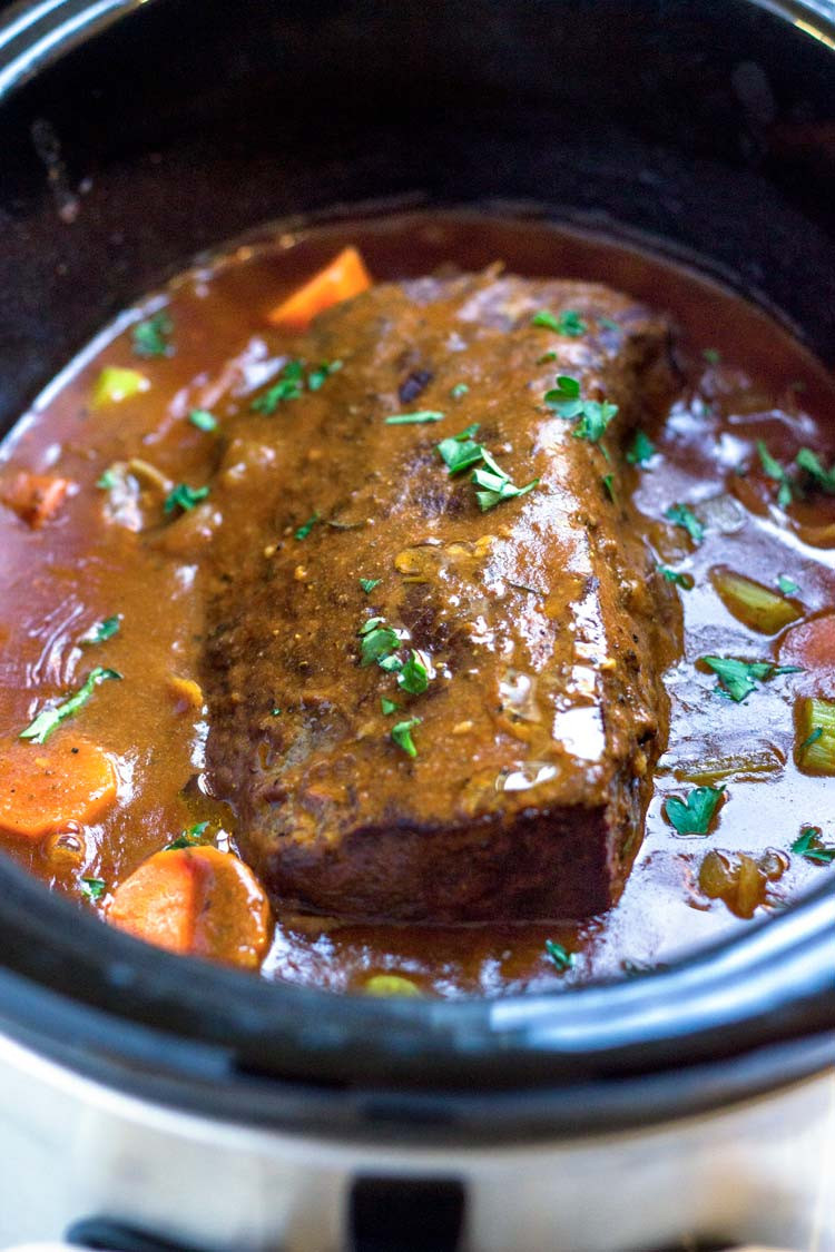 Slow Cooker Pot Roast With Gravy
 Savory Slow Cooker Pot Roast Kevin Is Cooking