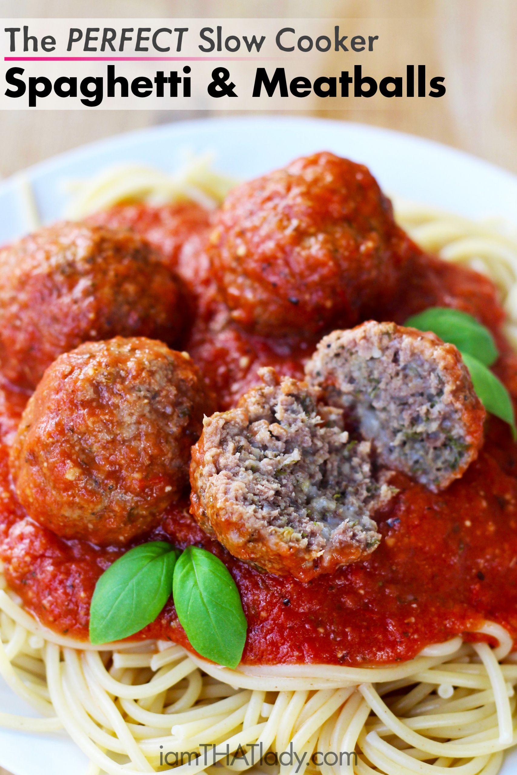 Slow Cooker Spaghetti Sauce With Meatballs
 Slow Cooker Meatballs and Spaghetti Sauce Easy Delicious