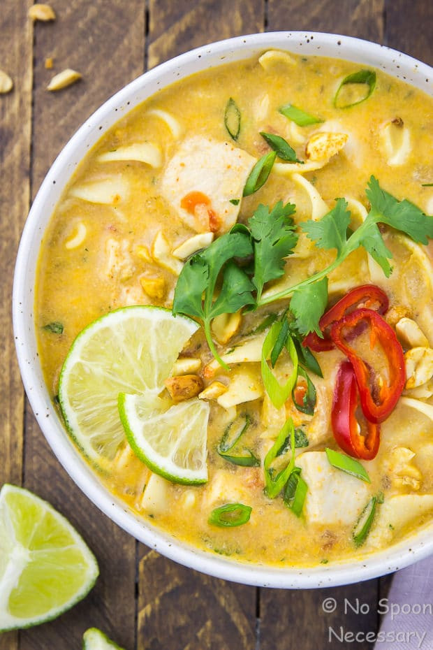 Slow Cooker Thai Chicken Soup
 Slow Cooker Thai Chicken Noodle Soup No Spoon Necessary