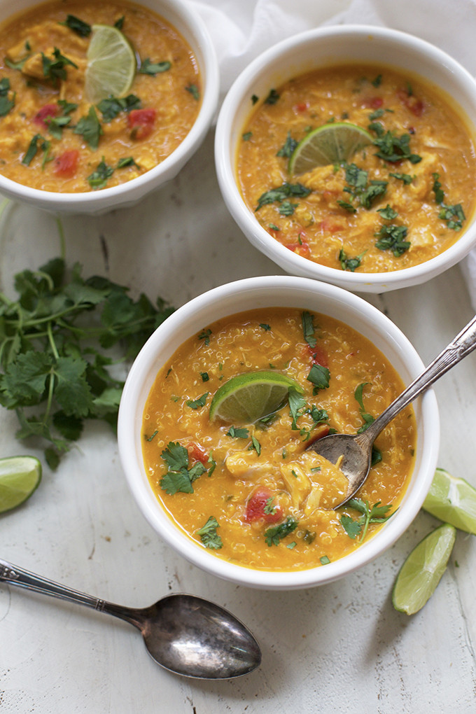Slow Cooker Thai Chicken Soup
 Slow Cooker Thai Chicken and Butternut Soup e Lovely Life