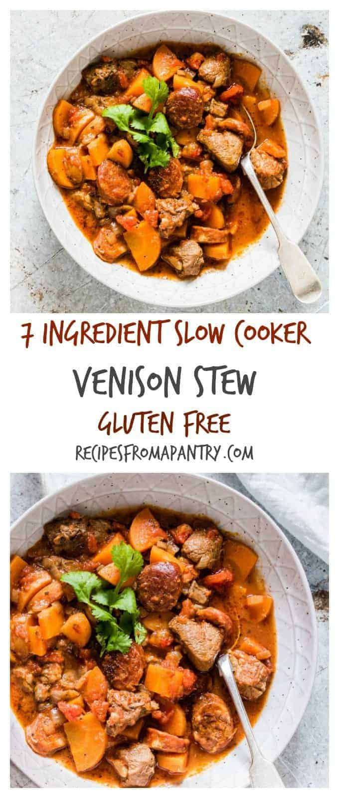 Slow Cooker Venison Stew
 7 Ingre nt Slow Cooker Venison Stew Stove Top Version