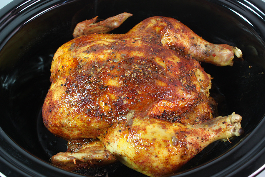 Slow Roasted Chicken
 Slow Cooker Roasted Chicken Don t Sweat The Recipe