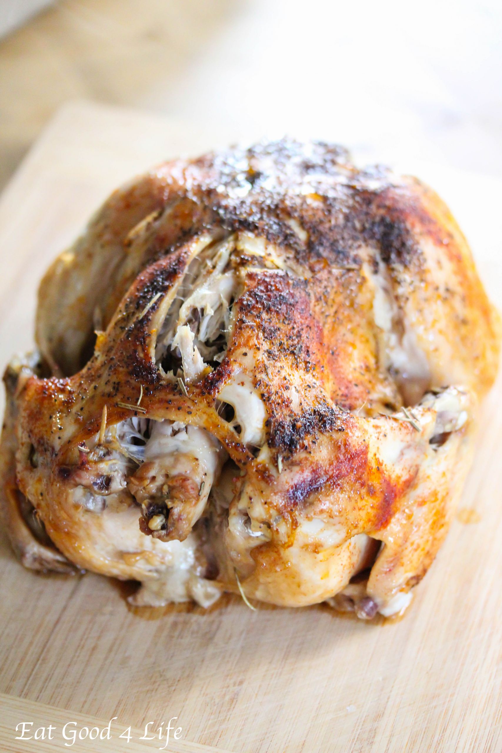 Slow Roasted Chicken
 Slow cooker roasted chicken