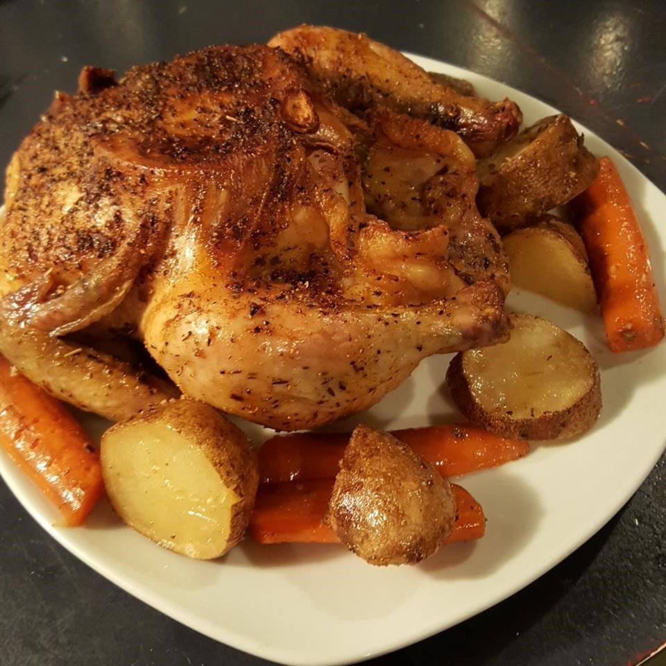 Slow Roasted Chicken
 Slow roasted chicken recipe All recipes UK
