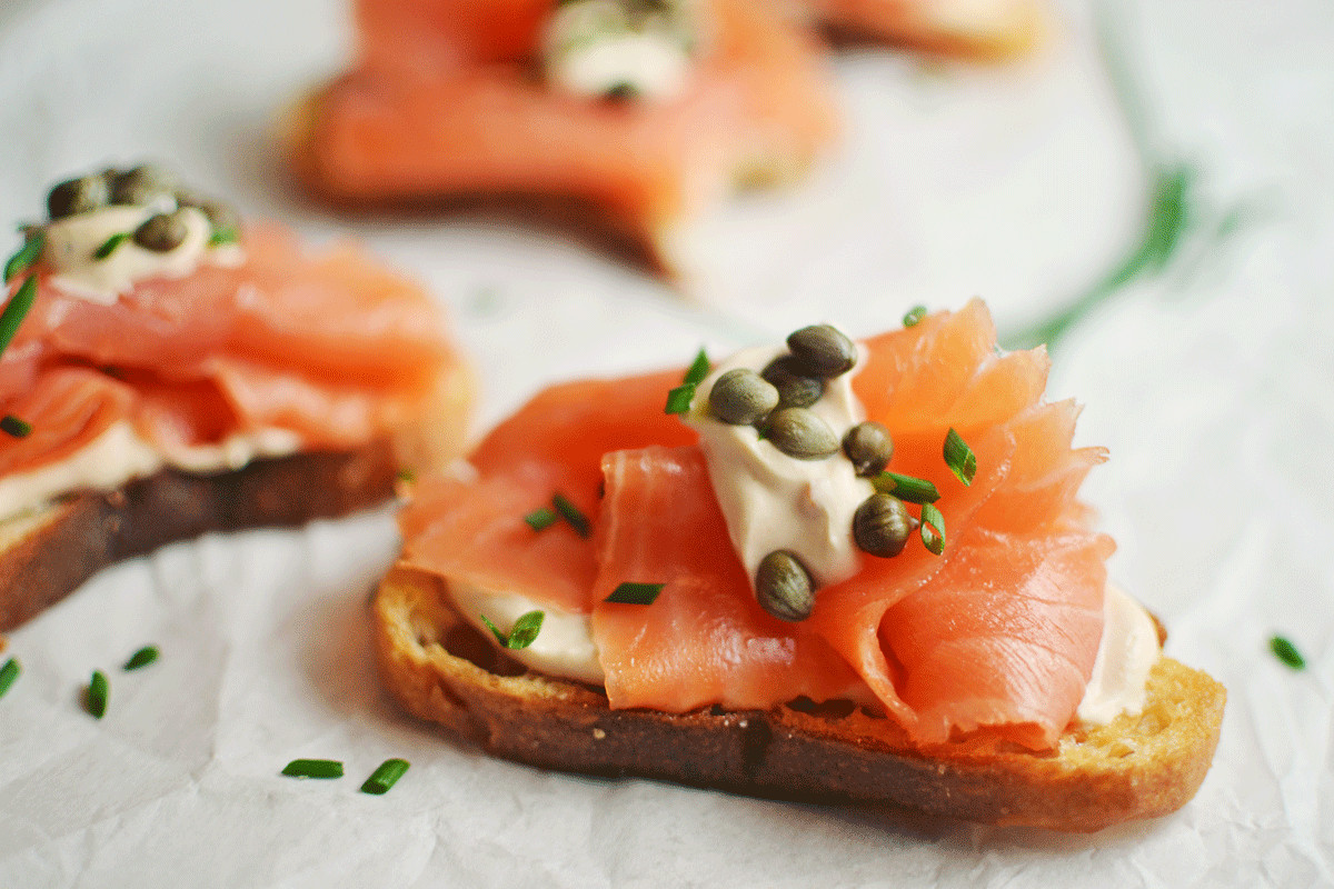 Smoked Salmon Capers Appetizer
 I have a jar of capers What can I use them for Cooking