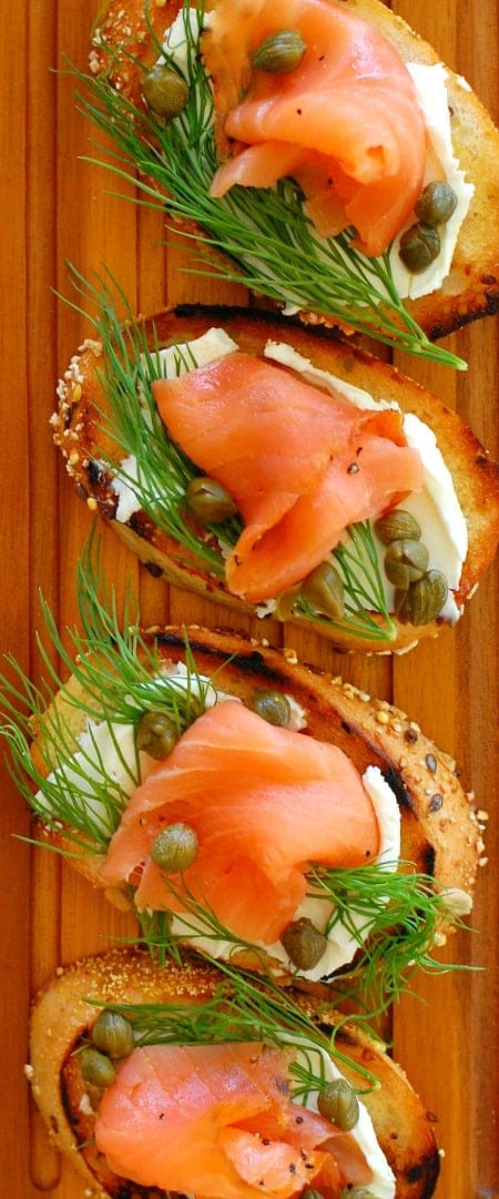 Smoked Salmon Capers Appetizer
 Smoked Salmon Dill and Capers Appetizer