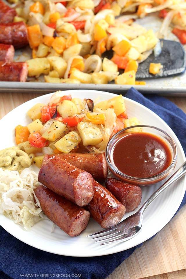 Smoked Sausage Recipes For Dinner
 Smoked Sausage Potatoes & Veggies Sheet Pan Dinner