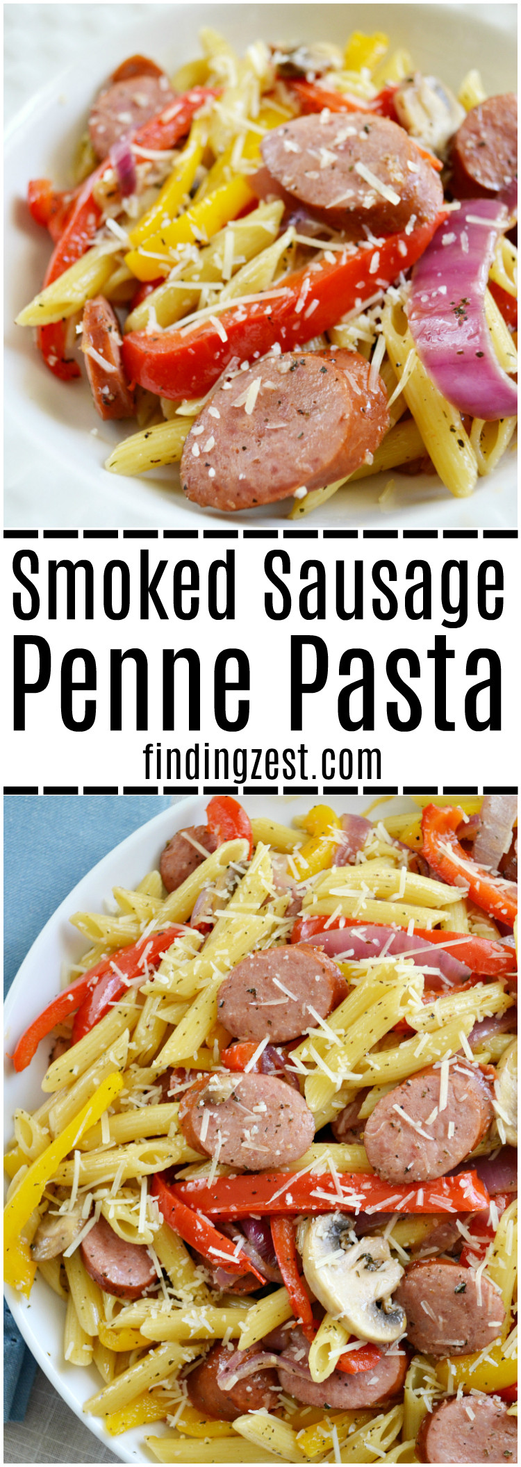 Smoked Sausage Recipes For Dinner
 Smoked Sausage Penne Pasta