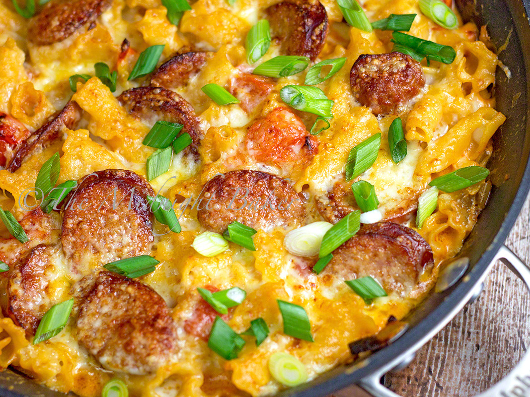 Smoked Sausage Recipes For Dinner
 The Midnight Baker Creamy Mexican Pasta with Smoked