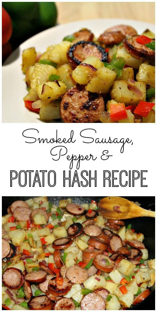 Smoked Sausage Recipes For Dinner
 Smoked sausages Recipe and Potato hash on Pinterest